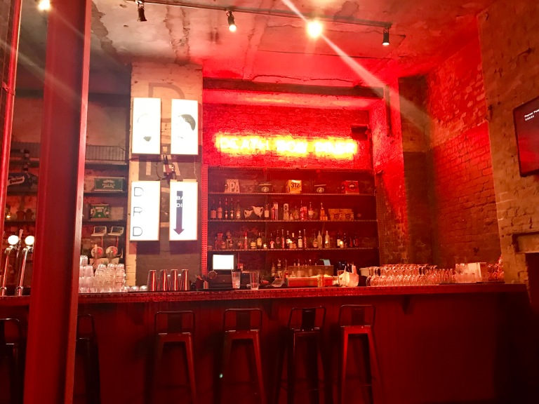 Bar at the DRD in Liverpool 